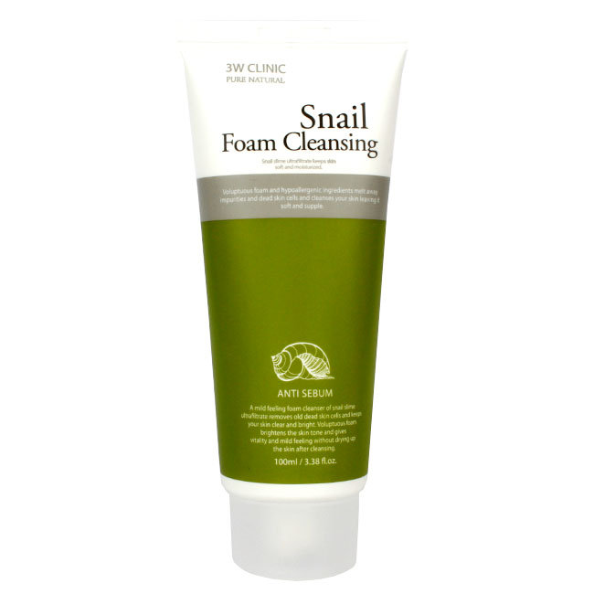 3W Clinic Snail Foam Cleansing 100ml